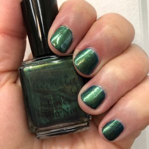 Nail Polish, Blue Green Shimmer