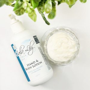 calla lily lotion, floral custom body lotions