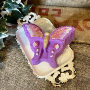 butterfly bath bomb all natural cocoa butter coconut oil